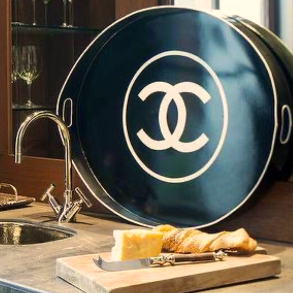 CHANEL Tole Tray ~ AMAZING PIECE!! Originally made for the stores as a table.